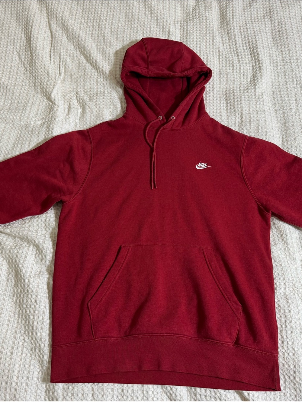 Nike Men's Burgundy Pull-Over Hoodie